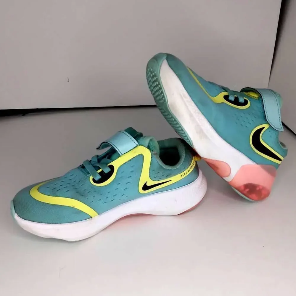 Nike Joyride Oval Run Boys Youth Sneakers Blue & Yellow - Size 12